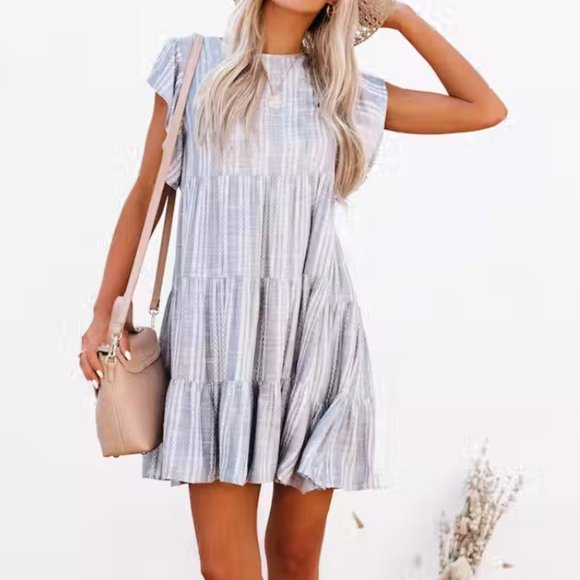 Vici Dresses & Skirts - NWT Beach Club Tiered Babydoll Dress